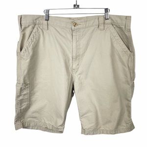 Carhartt Mens Tan Work Shorts, 40